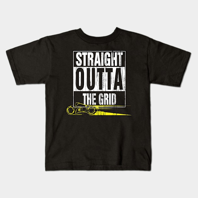 Straight Outta The Grid Kids T-Shirt by ikaszans